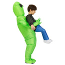 Alien Inflatable Costume Cosplay For Kids & Adults - Includes Fan