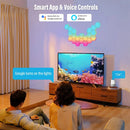 RGB Bluetooth LED Hexagon Light Indoor Wall Light with App Remote Control - 10 Pieces