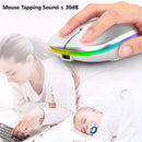 Wireless RGB LED Ergonomic Mouse For PC / Gaming - Bluetooth