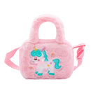 Cute Unicorn Plush Handbag For Girls