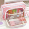 Kawaii Pencil Case 3 Layers Cute Pen Bag - School Supplies Stationery