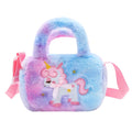 Cute Unicorn Plush Handbag For Girls