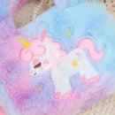 Cute Unicorn Plush Handbag For Girls