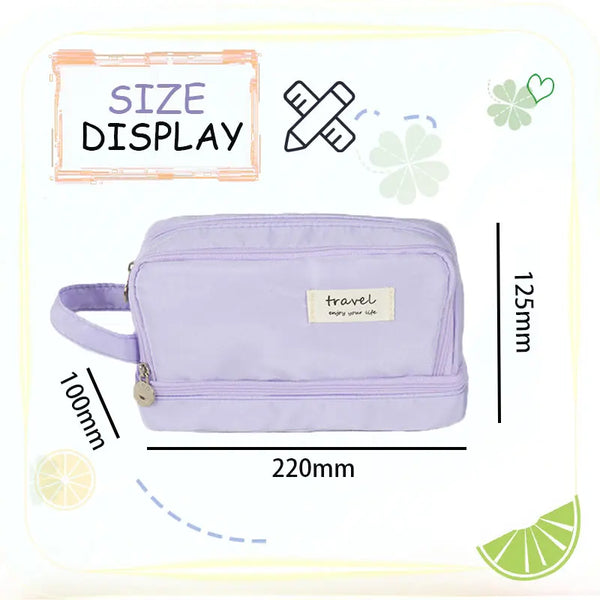 Double Layer Cute Pencil Case