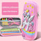 Kawaii 3D Pencil Case Unicorn EVA Large Capacity Waterproof Light Pencil Box for Student School Supply Stationery bag