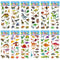 12 Sheets/Pack Kids Stickers 3D Puffy Bulk Cartoon Zoo Animal / Fruits Various Scrapbooking Stickers for Kids