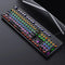 Retro Punk Mechanical Keyboard 104 Keys USB Wired Gaming Keyboard RGB Backlit
