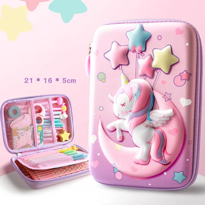 Cute Unicorn Pencil Case For Kids