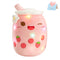 LED Light Milk Tea Doll Plush Toy