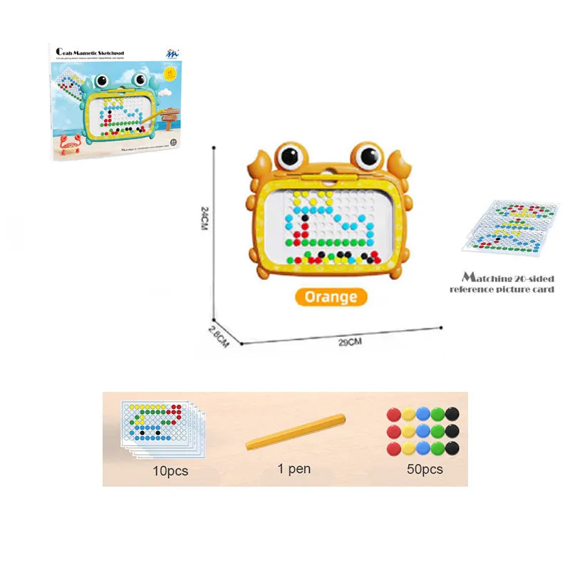 Magnetic Drawing Board for Kids Magnet Beads