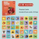 Baby Vision Trigger Cards Cognition Game - Educational Toys For Children