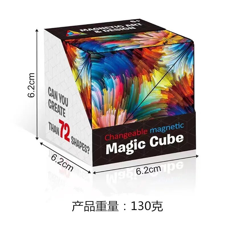 Infinite Magnetic Cube 3D Geometric