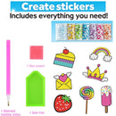 Kids Diamond Painting Sticker Kits for Children Easy DIY Disney Mermaid Cartoon Stickers