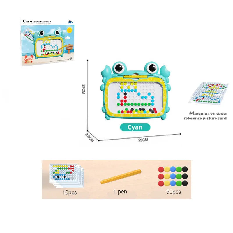 Magnetic Drawing Board for Kids Magnet Beads
