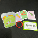 English Words and Math Learning Educational Flash Cards for Kids 3-6 Years