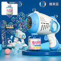 Soap Bubble Machine LED Light Electric Astronaut Bubble Gun Toy for Outdoors with Supplies
