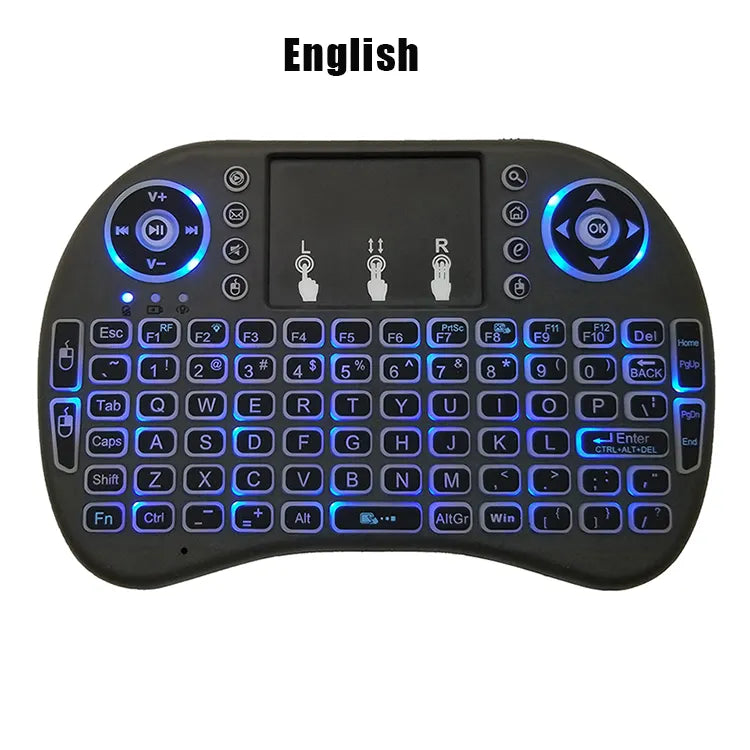 Air Mouse With Touchpad Keyboard - Mini Wireless Keyboard