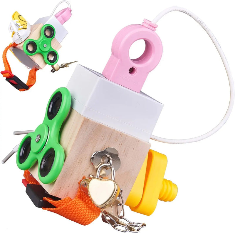 Training Lock Box Cube Toy - Early Learning For Children