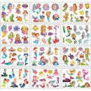 Fake Temporary Cartoon Tattoo Stickers For Kids 12 Pack | Cartoon Body Art Collection