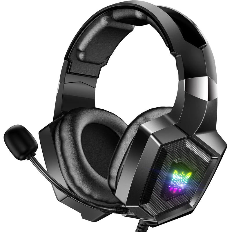 HD Flexible Gaming RGB Light Headphones With Mic Onikuma K8