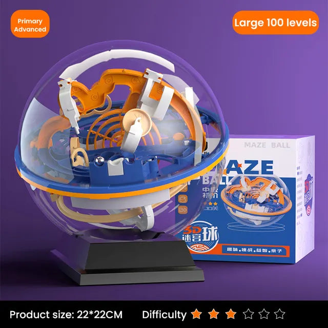 3D Ball Maze Puzzle Toy For Children