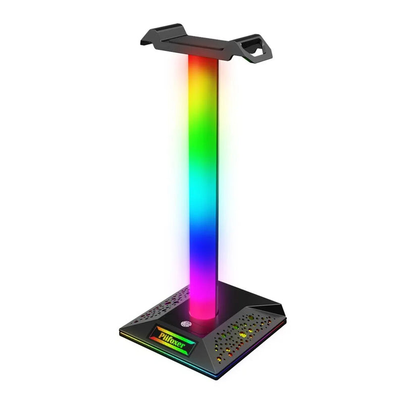 RGB Gaming Headphone Stand with USB Ports Touch Control