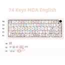 MDA Cherry Profile Cute Sheep Eve Theme Keycap 74/151 Key