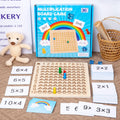 Wooden Multiplication Math Board Game - Educational Toys