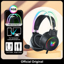 RGB Gaming Headphones with HD Flexible Mic Onikuma With Stand