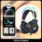 RGB Gaming Headphones with HD Flexible Mic Onikuma With Stand