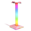 RGB Gaming Headphone Stand with USB Ports Touch Control