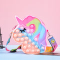 Unicorn Pops Bubble Fidget Style Purse for Girls