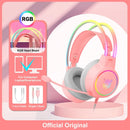 RGB Gaming Headphones with HD Flexible Mic Onikuma With Stand