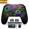 Dinofire Wireless Controller Gamepad for Nintendo Switch/Lite/OLED/PC, Android, and iOS with Turbo Function