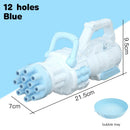 Bubble Gun Multi Hole Blow - Outdoors Bubble Gun Toy For Kids