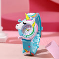 Carton Silicone Gift Watch for Boys and Girls Cute Colorful Wristwatch