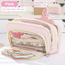 Kawaii Pencil Case 3 Layers Cute Pen Bag - School Supplies Stationery