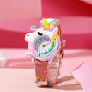 Carton Silicone Gift Watch for Boys and Girls Cute Colorful Wristwatch