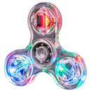 Crystal Luminous LED Light Fidget Spinner