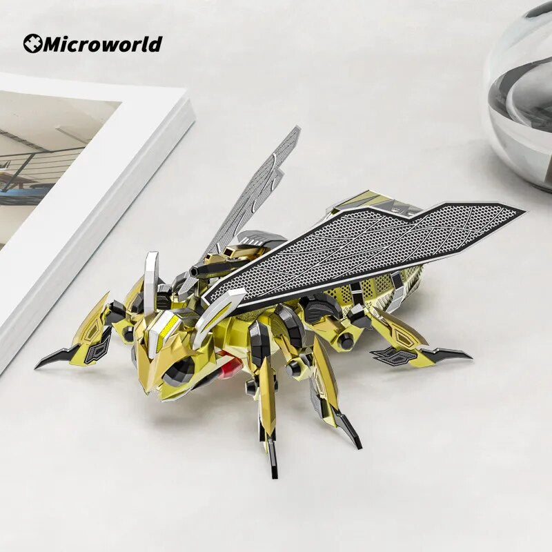 Mechanical Bumblebee Metal Model Jigsaw DIY Puzzle Assembly Kits