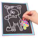 Magic Scratch Art Doodle Pad Sand Painting Cards