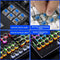 Retro Punk Mechanical Keyboard 104 Keys USB Wired Gaming Keyboard RGB Backlit