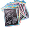 Magic Scratch Art Doodle Pad Sand Painting Cards