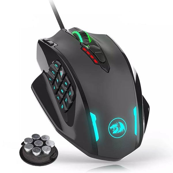 Pro Gaming ReDragon Impact Mouse 17 Buttons 12400 DPI