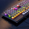 Retro Punk Mechanical Keyboard 104 Keys USB Wired Gaming Keyboard RGB Backlit