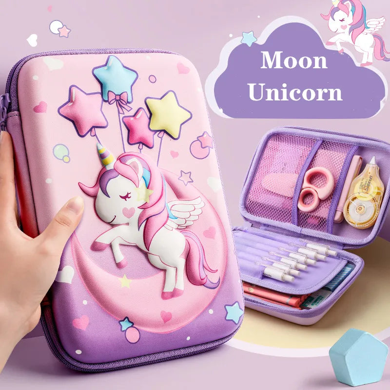 Cute Unicorn Pencil Case For Kids