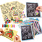 Magic Scratch Art Doodle Pad Sand Painting Cards