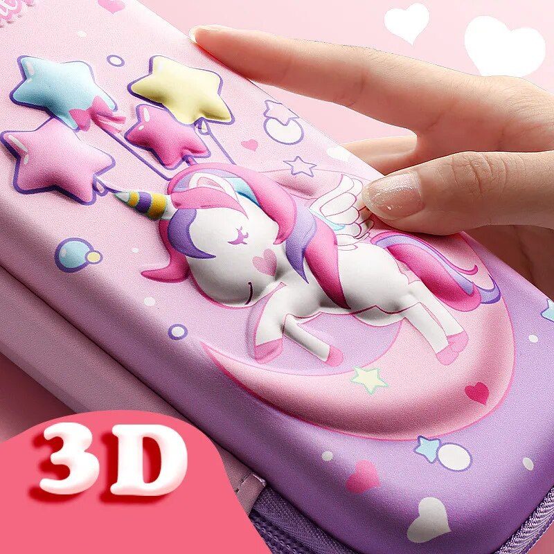 Cute Unicorn Pencil Case For Kids