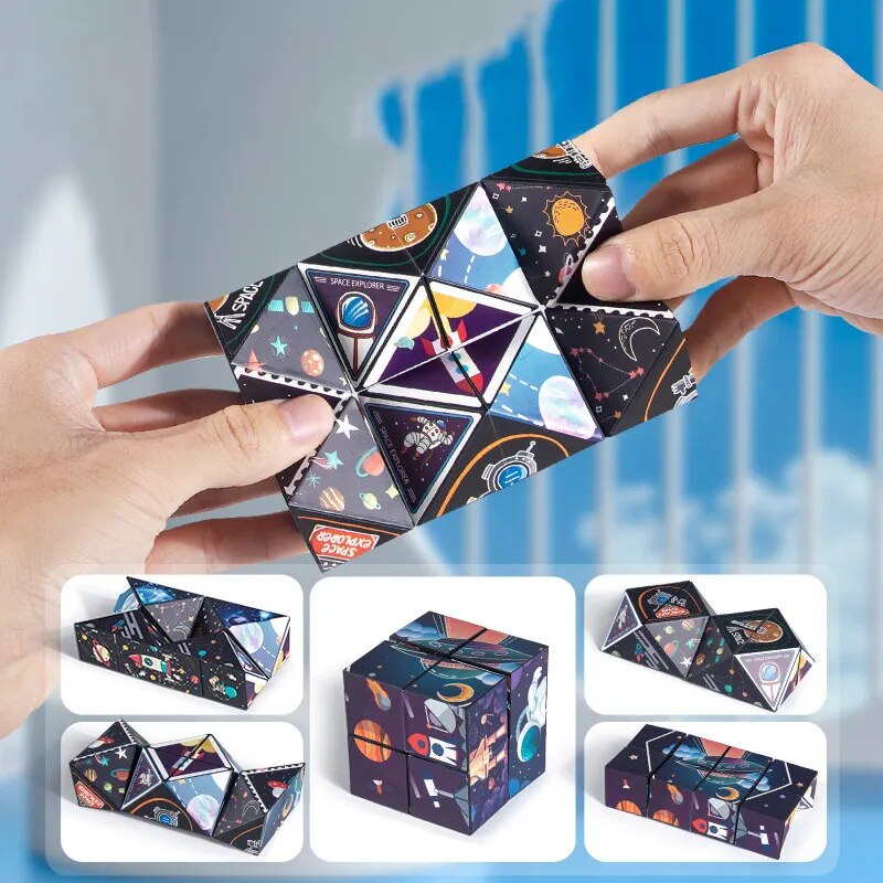 Shape Shifting Box Geometric Changeable Magnetic Magic 3D Cube