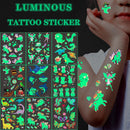 Luminous Temporary Tattoo Stickers for Kids Unicorn
